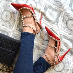 Valentino patent Rockstud pumps